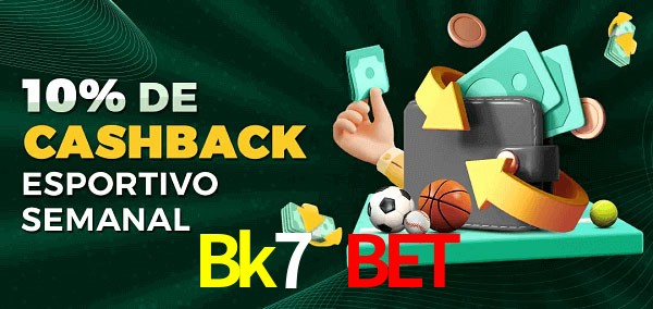 10% de bônus de cashback na Bk7 Bet