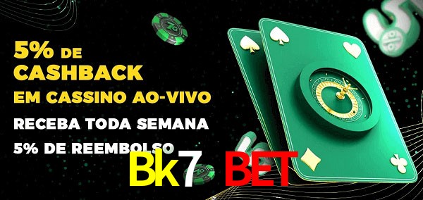 Promoções do cassino ao Vivo Bk7 Bet